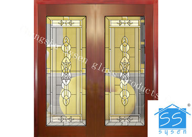 لوحات زجاجية مخصصة للأبواب، 16-30 مم الزجاج الملون الزخرفي