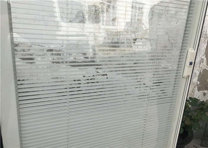 الألومنيوم الداخلية الستائر الزجاج للنافذة عزل الصوت والدليل على الغبار