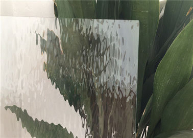 شكل الزخرفية الزجاج المزخرف 90٪ النفاذية 3.2 مم الترا واضح نوع