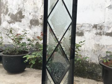 باب زجاجي صلب مقاوم للانزلاق، أبواب زجاجية انزلاقية زخرفية